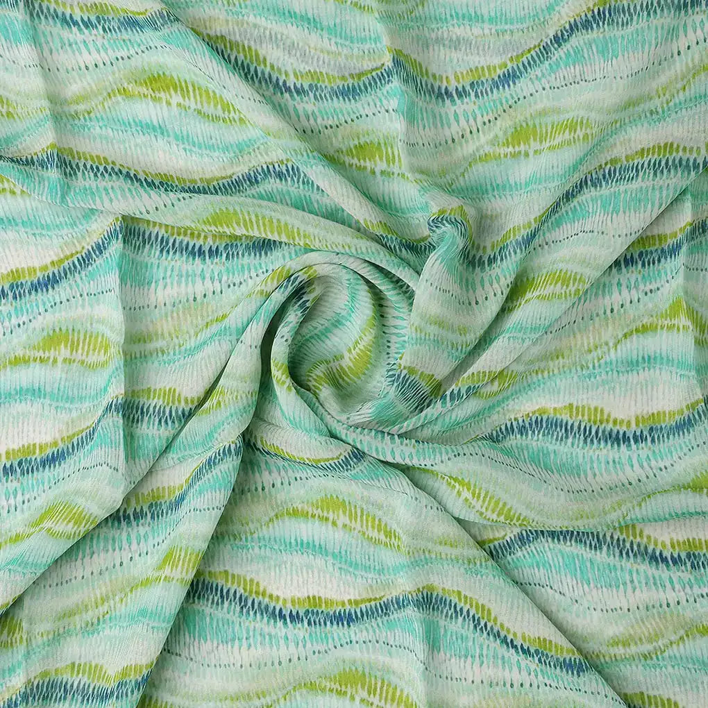 Green and Blue Leheriya Digital Printed Fabric – 0l2a7344copy