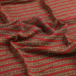 Lovely Straight Valley Of Roses Strips Digital Printed Fabric - Pure Georgette – 0l2a7355copy