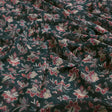 Decorative Jacobean Bluish Digital Printed Fabric - Weightless – 0l2a7365
