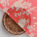 Flower Bunch On Dreamy Orange Digital Printed Fabric  - Weightless – 0l2a7387copy