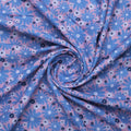 Blue Floral Printed Linen Fabric – 0l2a8234copy