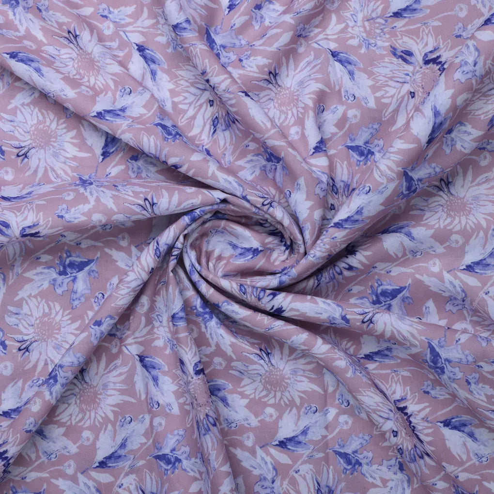 Lilac Floral Printed Linen Fabric – 0l2a8239copy