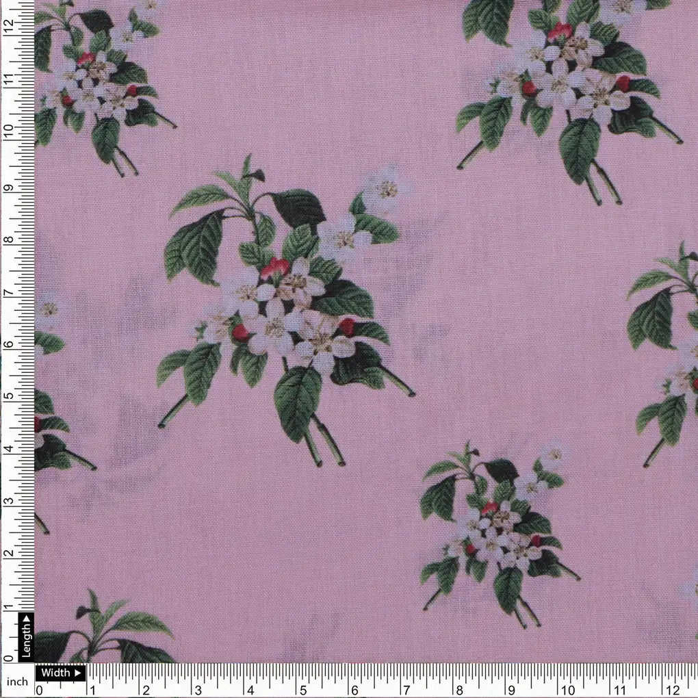 Pink Floral Printed Linen Fabric – 0l2a8274copy