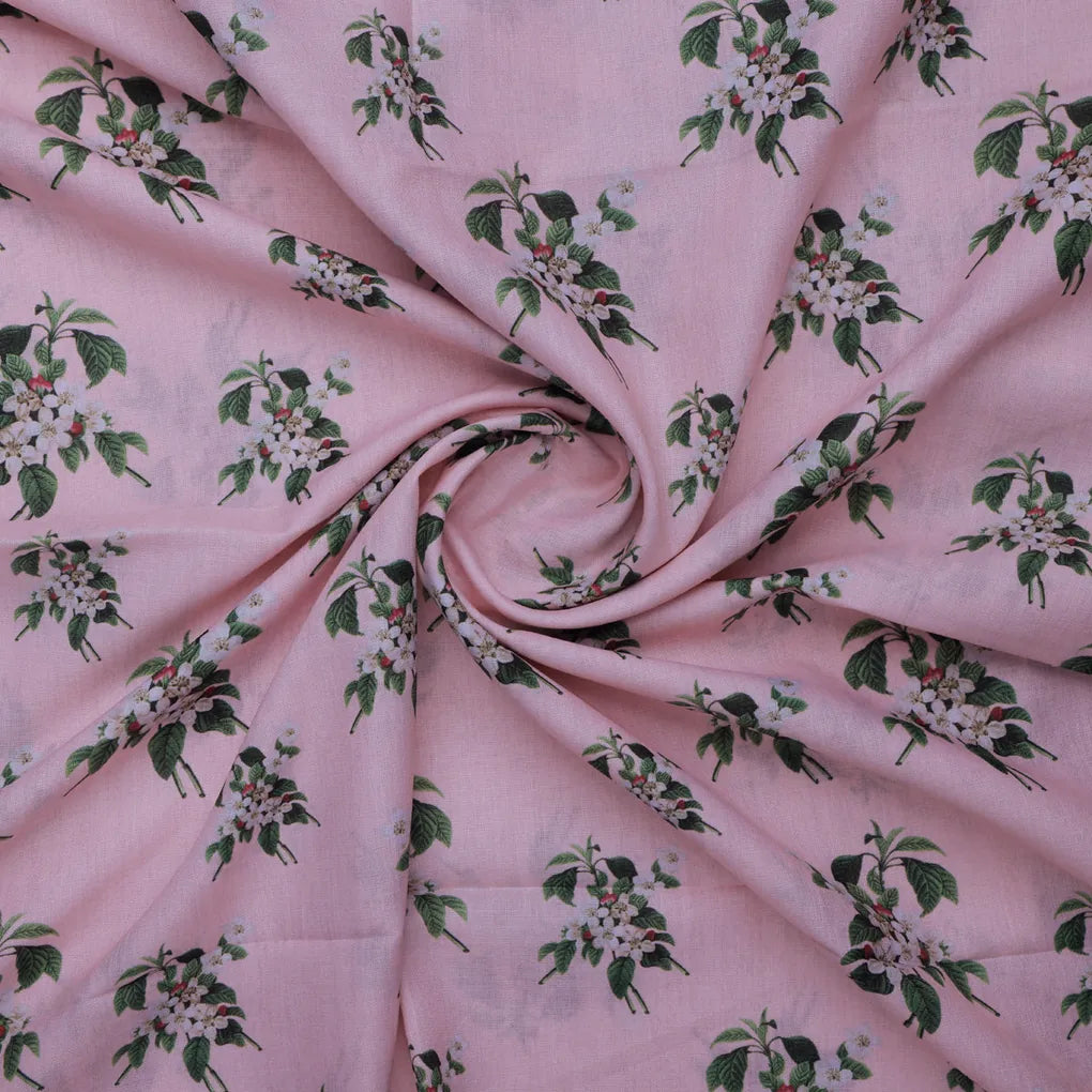 Pink Floral Printed Linen Fabric – 0l2a8275copy