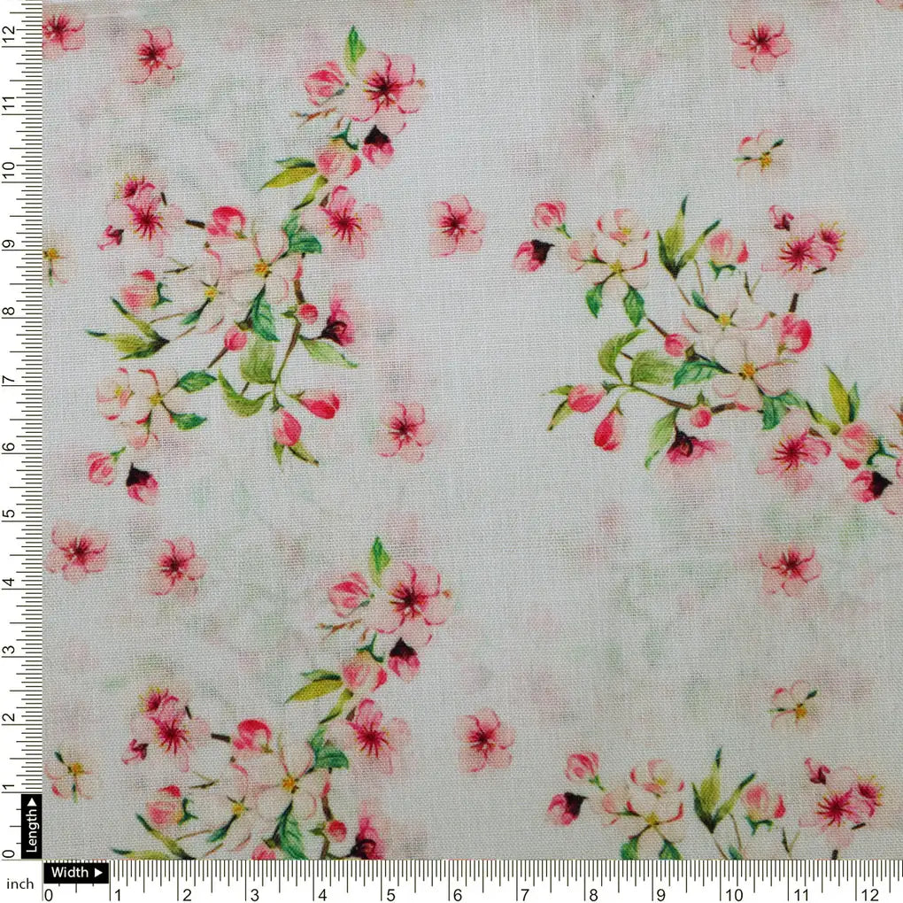 Pink Floral Printed Linen Fabric – 0l2a8279copy