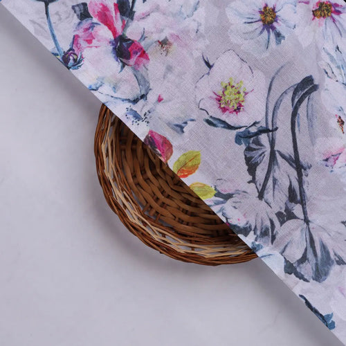 Lilac Floral Printed Linen Fabric – 0l2a8292copy