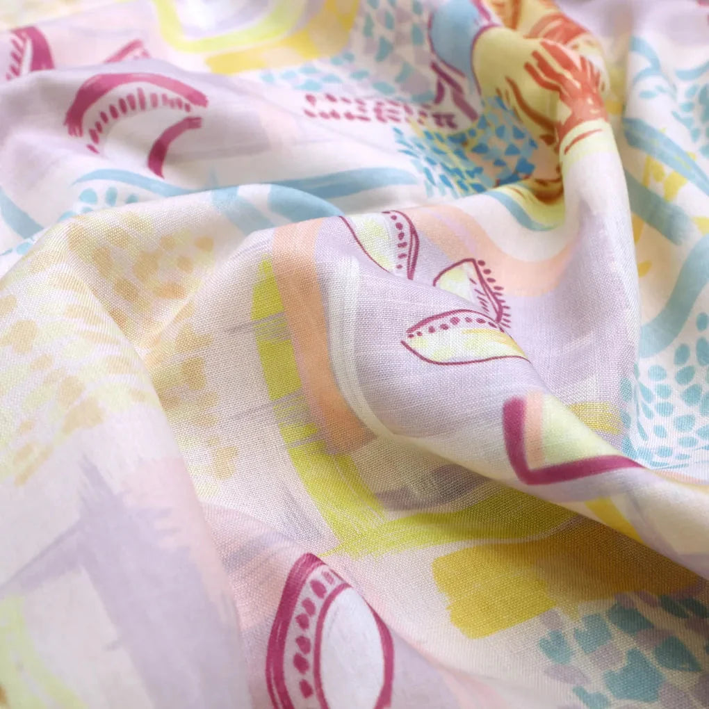 Abstract Art Printed Linen Fabric – 0l2a8311copy