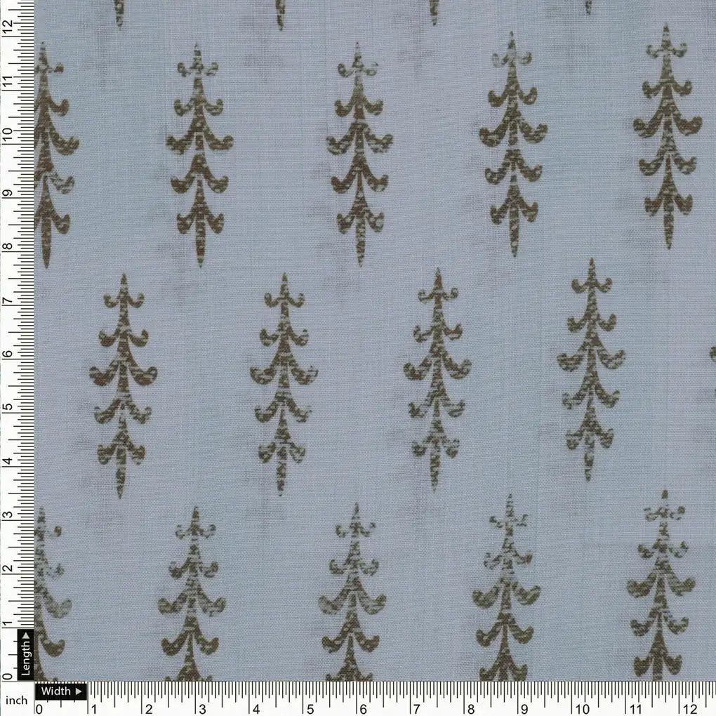 Pine Trees Printed Linen Fabric – 0l2a8314copy