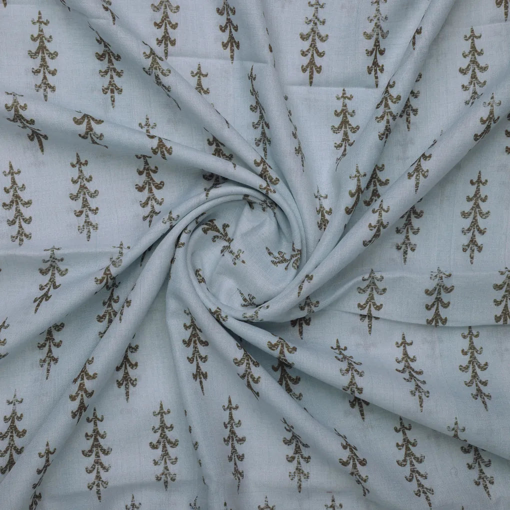 Pine Trees Printed Linen Fabric – 0l2a8315copy