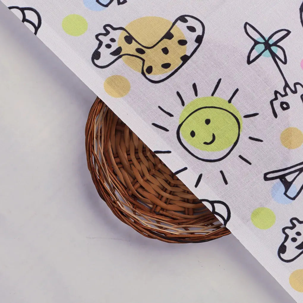 Linen Fabric with Fun Summer Beach Themed Print – 0l2a8339copy