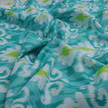 Green and Blue Ikat Print Linen Fabric – 0l2a8343copy