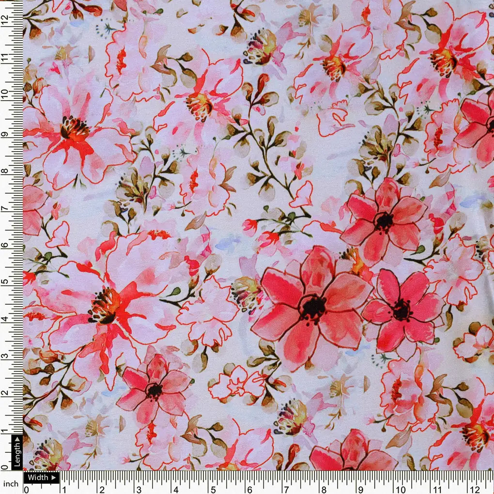 Pink Floral Print Satin Fabric – 0l2a8395copy
