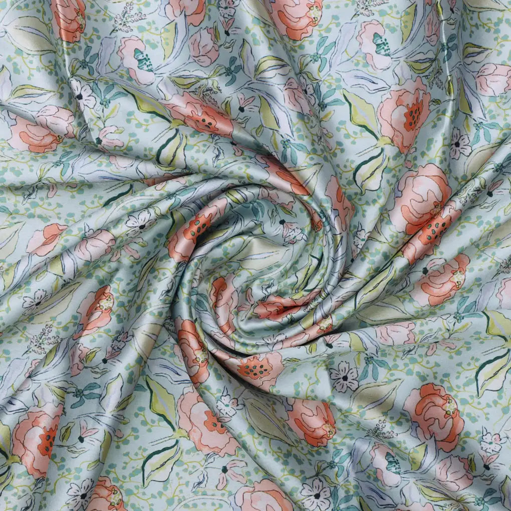 Blooming Peonies in Pastel Paradise Japan Satin Fabric – 0l2a8424copy