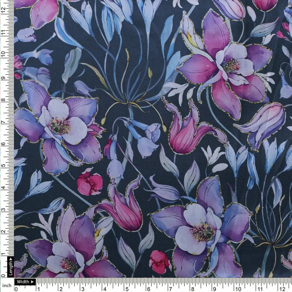 Purple Floral Printed Satin Fabric – 0l2a8435copy