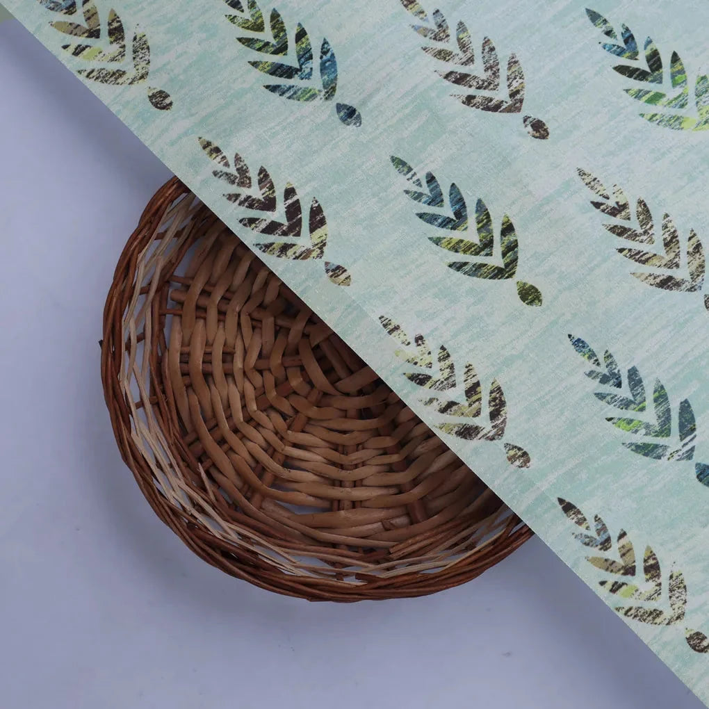 Leaf Print Satin Fabric – 0l2a8482copy