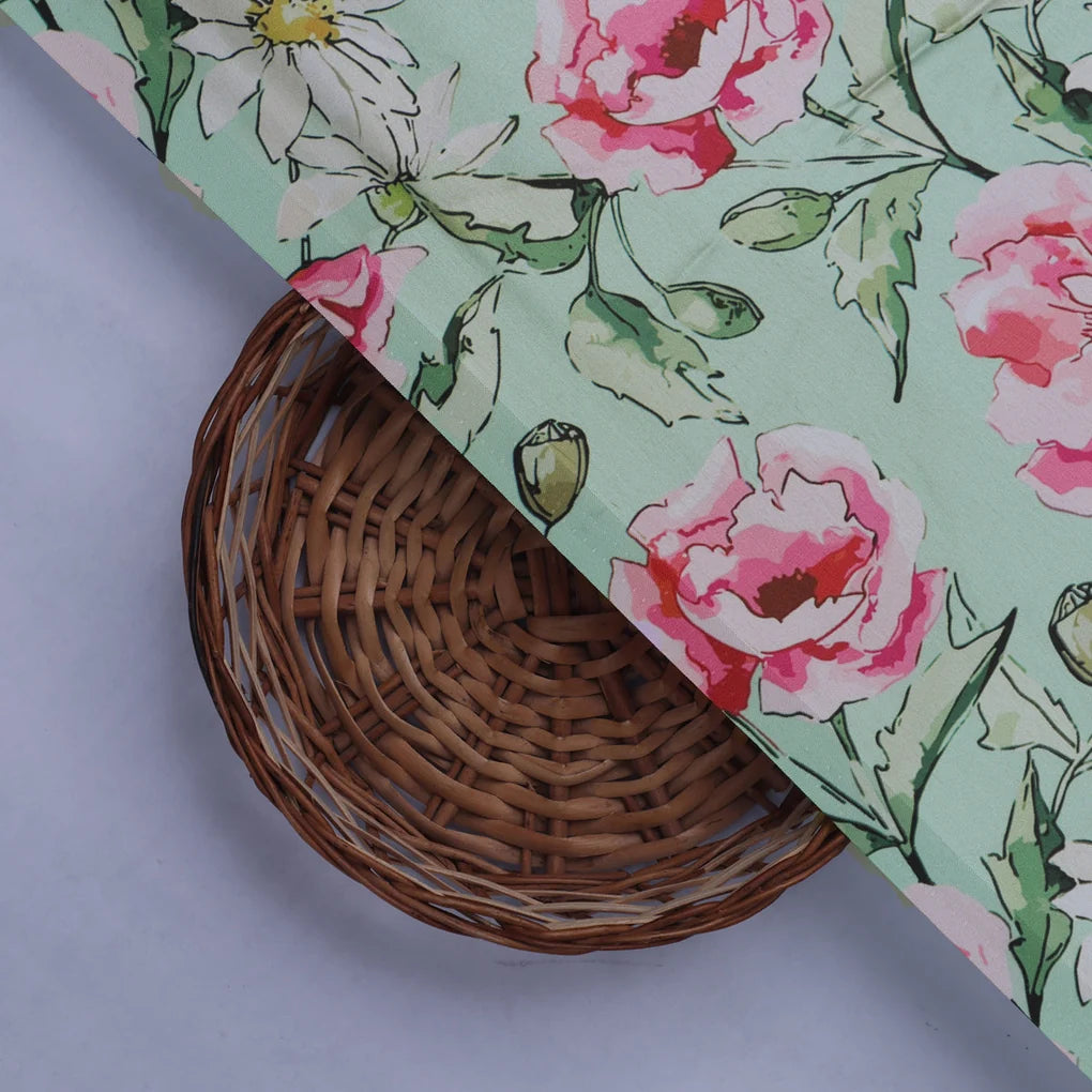 Pink Floral Print on Japan Satin – 0l2a8503copy