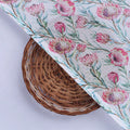 Pink Protea Floral Printed Kota Doria Fabric – 0l2a8509copy