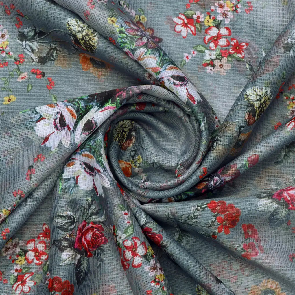 Kota Doria Fabric with Floral Print – 0l2a8549copy