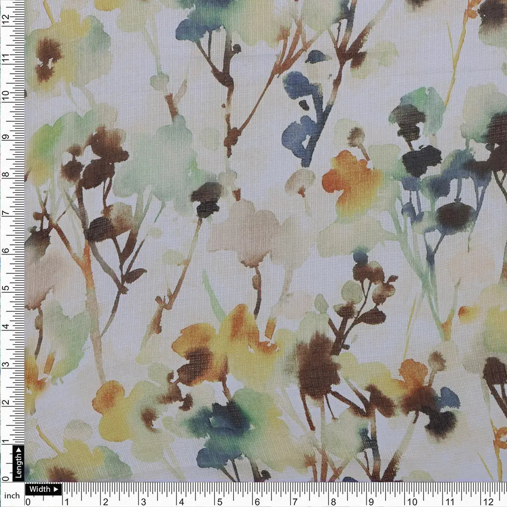 Abstract Floral Print Kota Doria Fabric – 0l2a8553copy