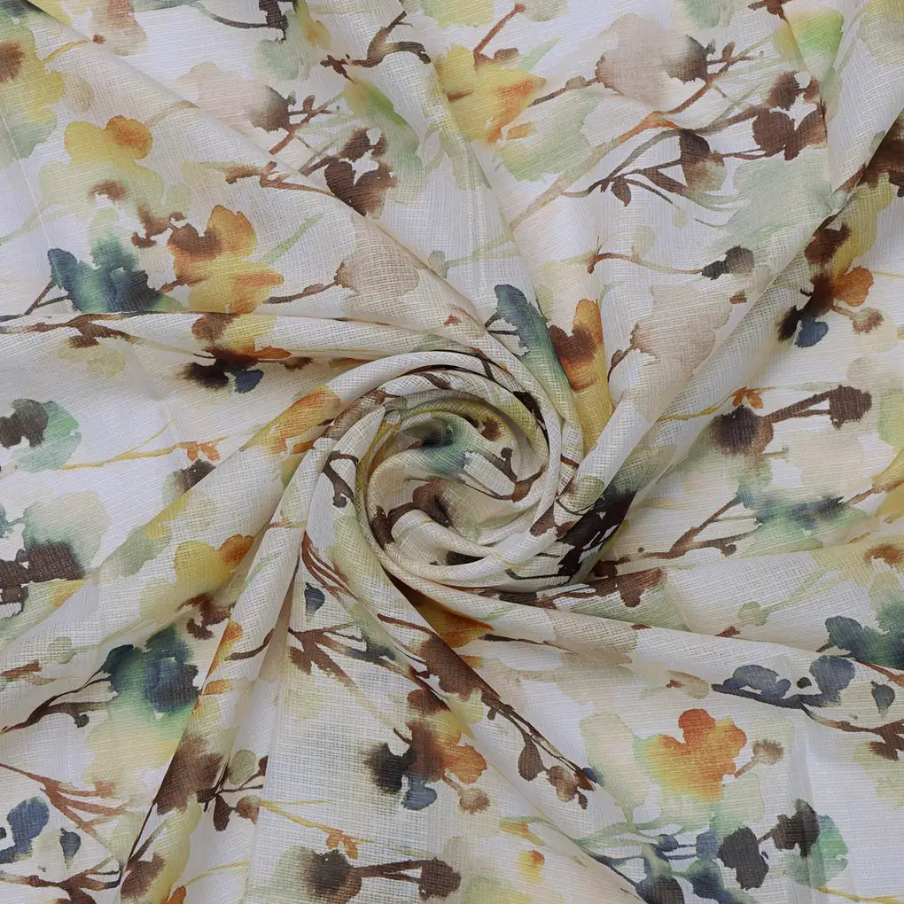 Abstract Floral Print Kota Doria Fabric – 0l2a8554copy