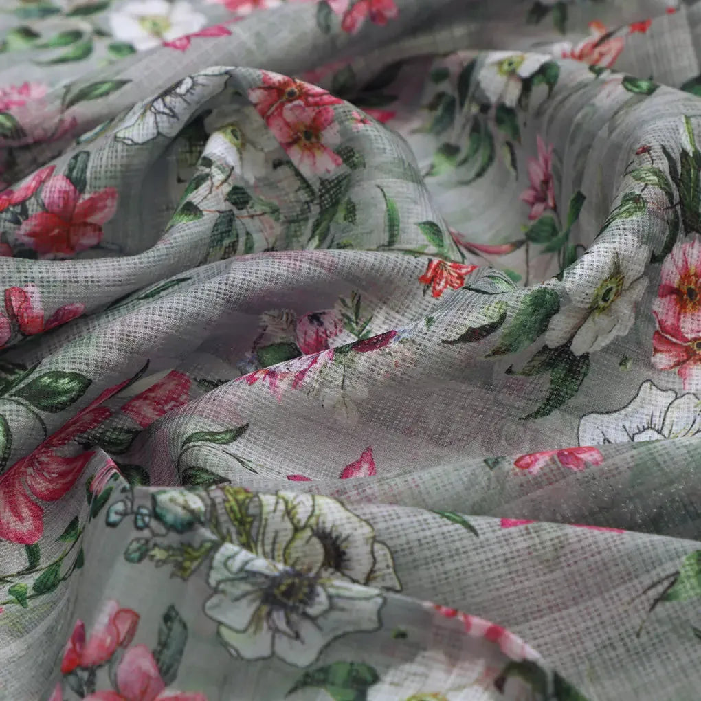 Kota Doria Fabric with Floral Print – 0l2a8561copy