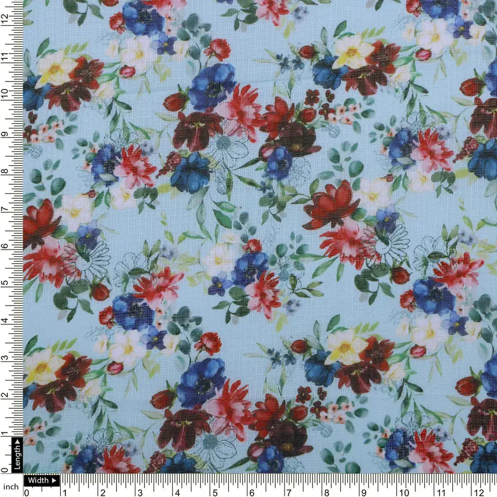 Floral Print Kota Doria Fabric – 0l2a8565copy