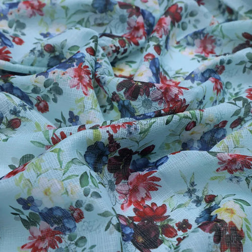 Floral Print Kota Doria Fabric – 0l2a8567copy