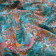 Tropical Leaves Printed Kota Doria Fabric – 0l2a8581copy