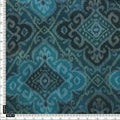Kota Doria Fabric With Blue Print – 0l2a8589copy