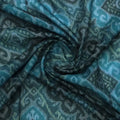 Kota Doria Fabric With Blue Print – 0l2a8590copy