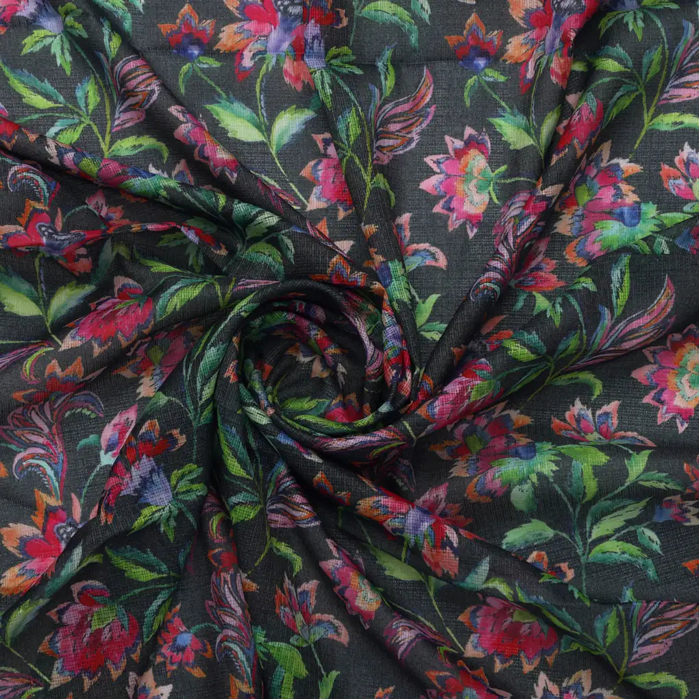 Multicolor Floral Printed Kota Doria Fabric – 0l2a8616copy