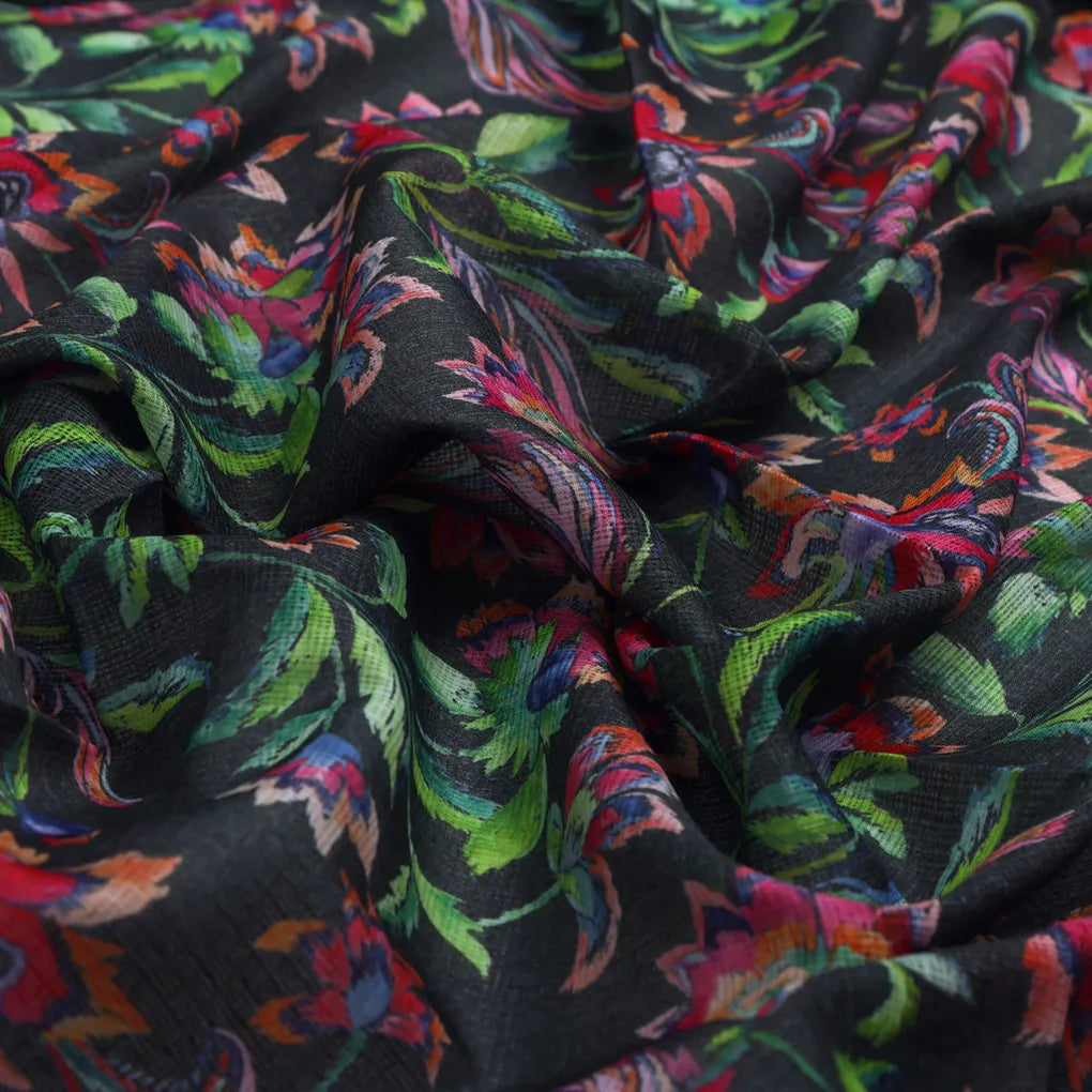 Multicolor Floral Printed Kota Doria Fabric – 0l2a8617copy