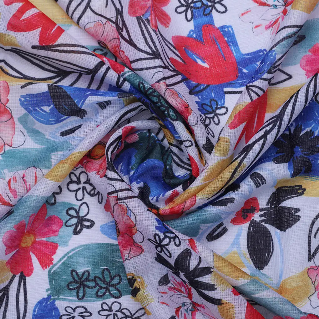 Abstract Floral Printed Kota Doria Fabric – 0l2a8630copy