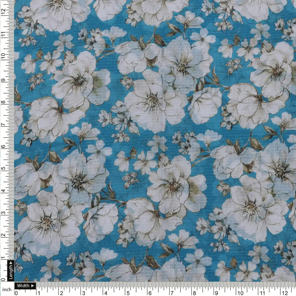 Floral Print Kota Doria Fabric – 0l2a8634copy
