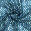 Blue Chevron Hand Block Printed Kota Doria Fabric – 0l2a8640copy