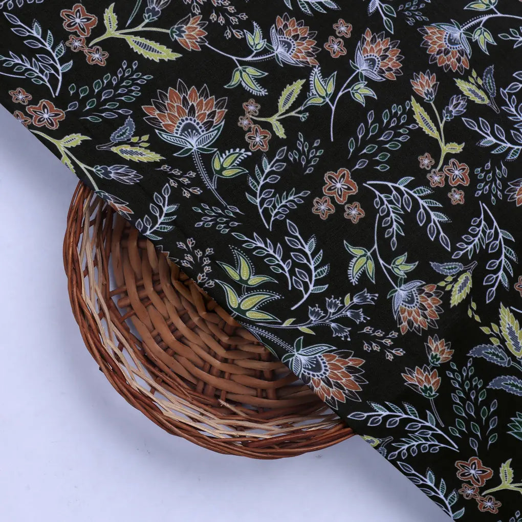 Black Muslin Fabric with Floral Print – 0l2a8677copy