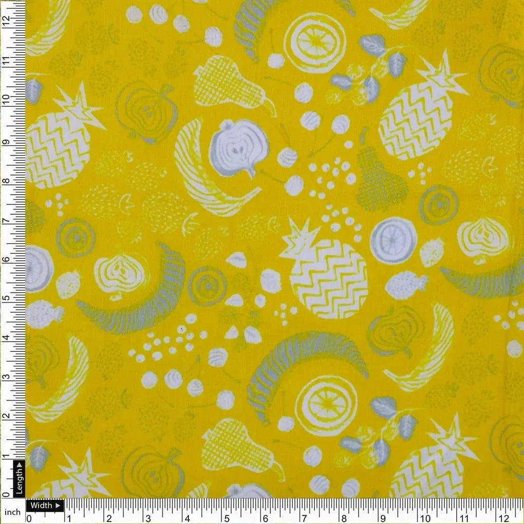 Quirky Fruits and Shapes Printed Muslin Fabric – 0l2a8689copy