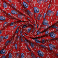 Blue Floral Print Muslin Fabric – 0l2a8700copy