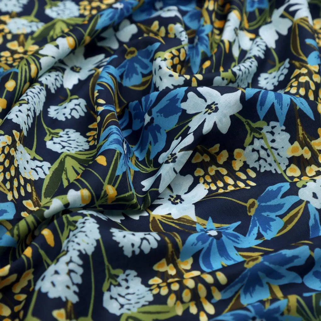 Blue Floral Muslin Fabric – 0l2a8722copy