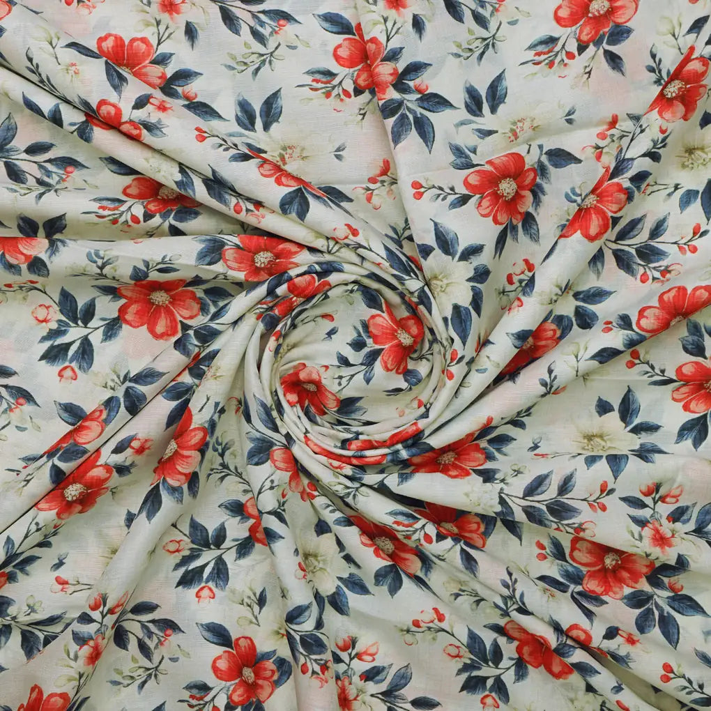 Red Floral Muslin Fabric – 0l2a8742copy