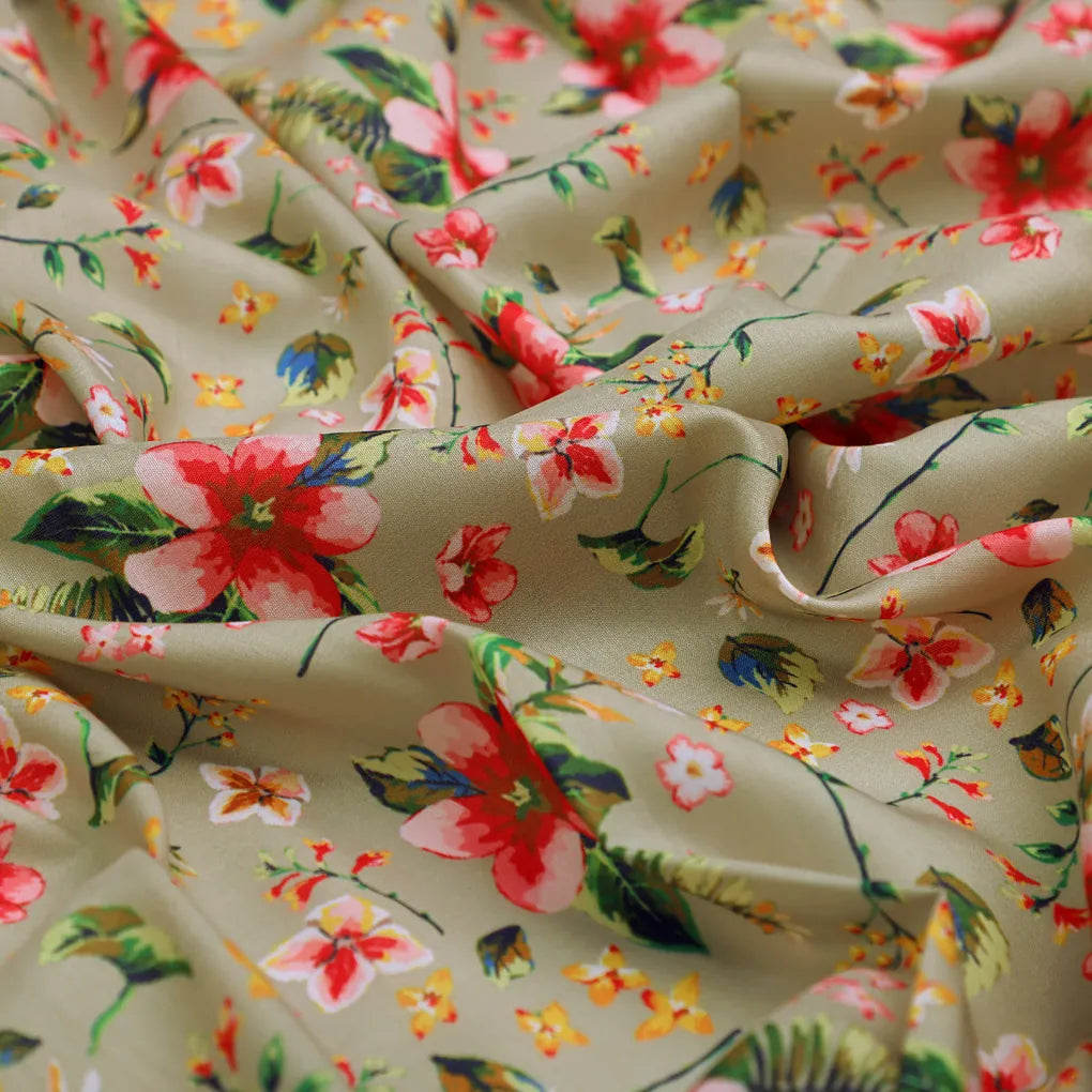 Multicolor Floral Print Muslin Fabric – 0l2a8748 copy