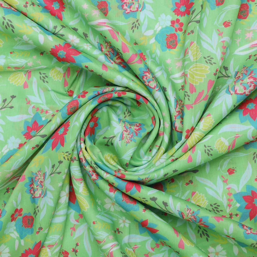 Multicolor Floral Print Muslin Fabric – 0l2a8757copy