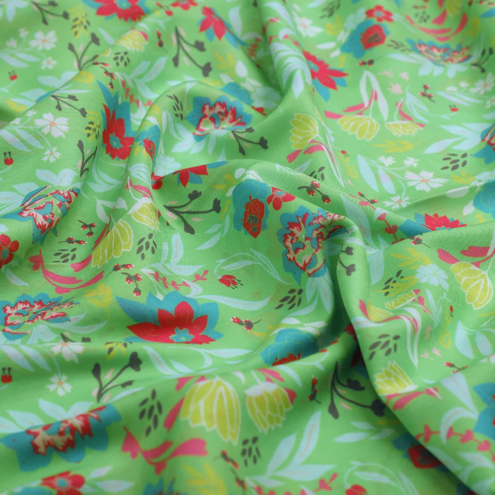 Multicolor Floral Print Muslin Fabric – 0l2a8758copy