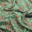 Green Floral Muslin Fabric – 0l2a8773 copy