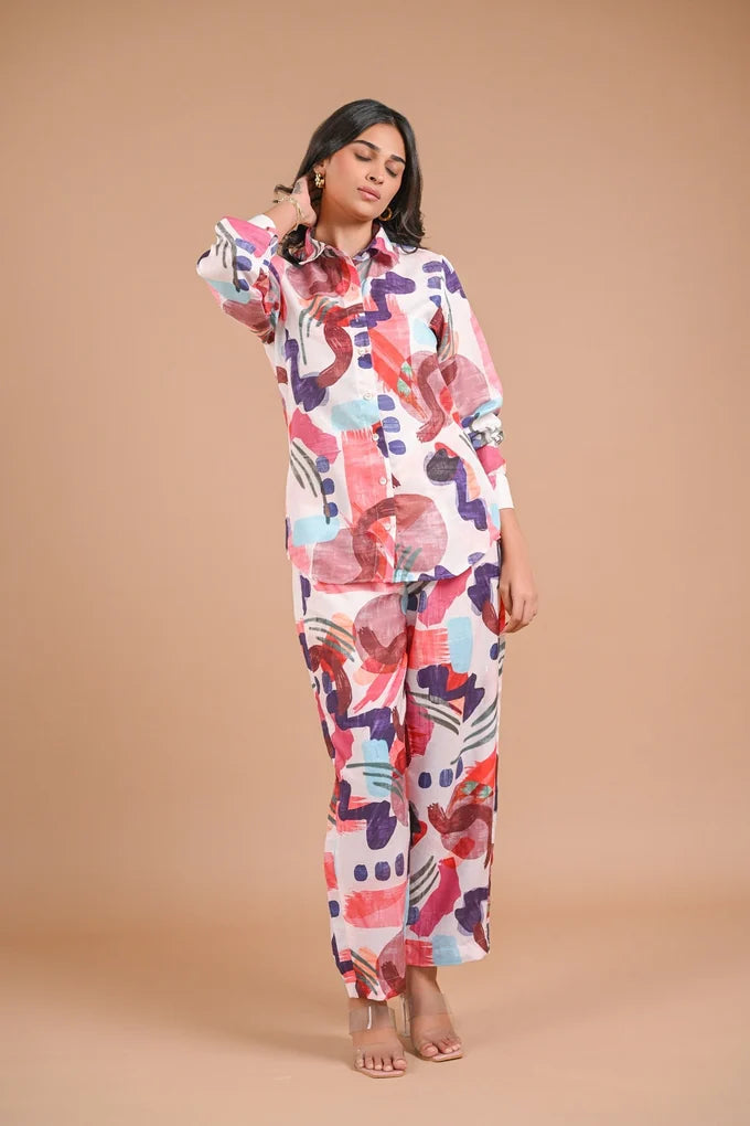 Linen Printed Co-ords – 110.1