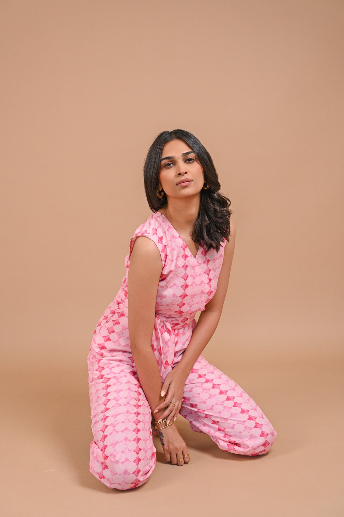 Printed Pink Jumpsuit – 114.6