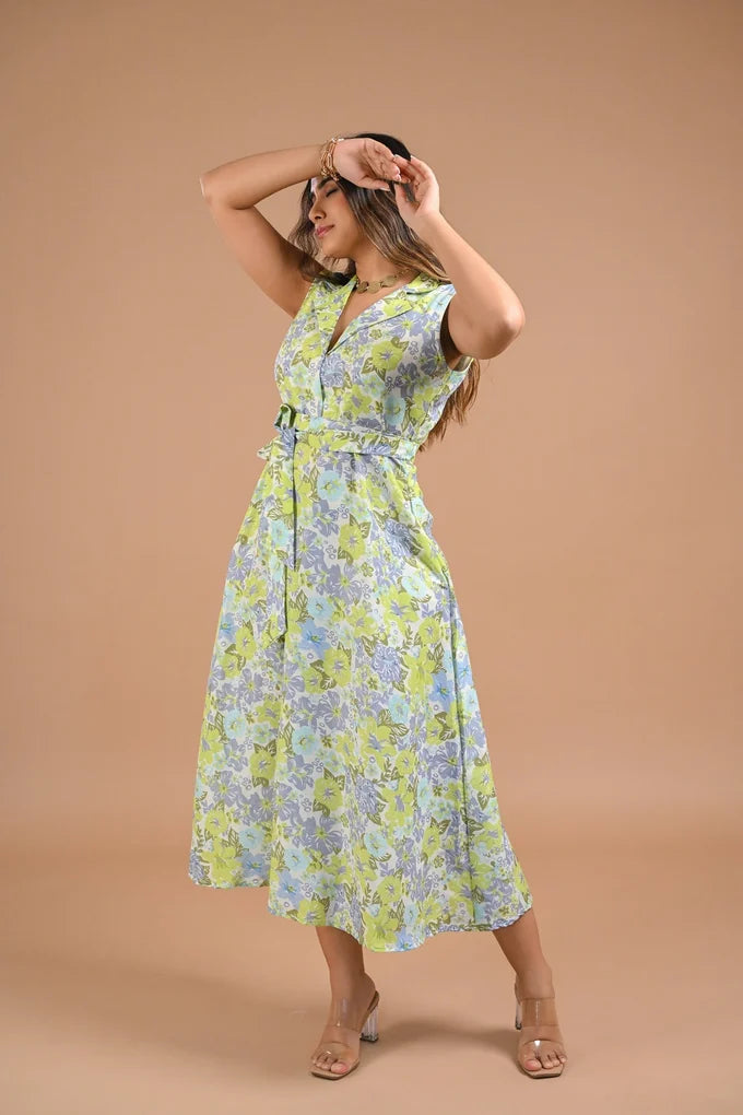 Floral Midi Dress – 115.3