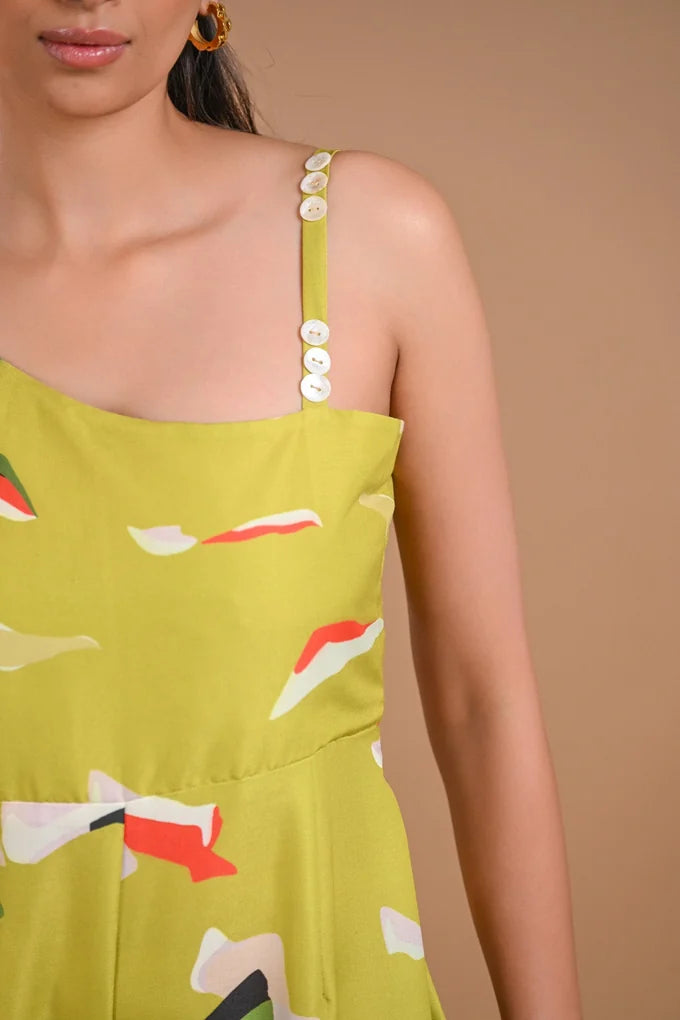 One Shoulder Printed Jumpsuit – 118.4