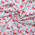 Watercolour Buttercup Flower Digital Printed Fabric - Japan Satin – 1260545517411 a