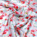 Watercolour Buttercup Flower Digital Printed Fabric - Japan Satin – 1260545517411 c